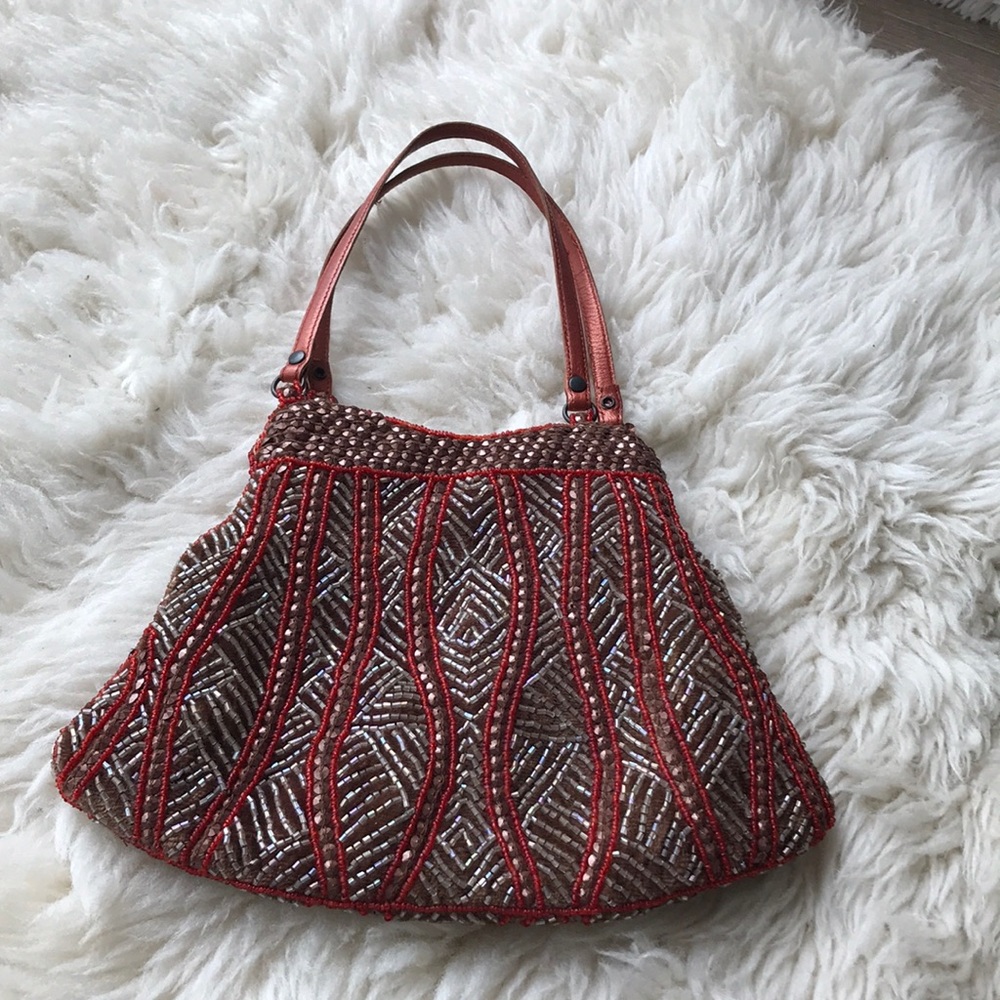 Jamin Puench beaded evening bag